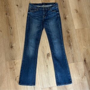 LUCKY BRAND Brooke Mid‑Rise Slim Bootcut Jeans – Blue Stretch Denim, Size 6